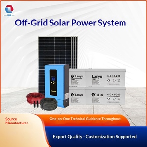 ระบบพลังงานแสงอาทิตย์แบบออฟกริด 1.2KW/12KW 220V เครื่องกำเนิดไฟฟ้าพลังงานแสงอาทิตย์พร้อมแบตเตอรี่ตะกั่วกรด 12V สำหรับใช้ในบ้านในตะวันออกกลาง 161321,lw3000 Hi - Product Image 5