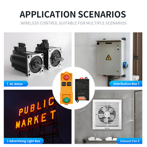 Tùy chỉnh điều khiển công nghiệp 433Mhz nhỏ không dây RF điều khiển từ xa ekectric chuyển Thiết bị nâng hạ cổng thiết bị chuyển mạch thiết lập - Product Image 6