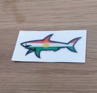 Nouveau produit phare : Autocollant décoratif style dessin animé CP Jul Vrunk Marseille Palestine, imprimé UV 25, motif drapeau Paul Shark décoratif