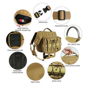 <span class=keywords><strong>Sac</strong></span> de selle tactique Harnais pour <span class=keywords><strong>chien</strong></span> avec poches, <span class=keywords><strong>sac</strong></span> à <span class=keywords><strong>dos</strong></span> pour harnais latéral pour <span class=keywords><strong>chien</strong></span>, harnais pour <span class=keywords><strong>chien</strong></span> avec <span class=keywords><strong>sac</strong></span> pour la marche, la randonnée et le voyage - Product Image 2