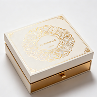 Boîte Cadeau Cosmétique Rigide en Papier Deux Pièces Luxe Silencieux Personnalisée avec Logo UV Argenté à Chaud pour Coffret Soin de la Peau et Parfum – Pack Premium