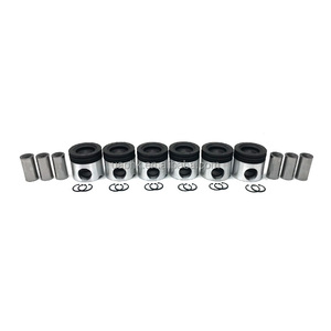 6 Cylinder 107mm L375 Diesel Engine Piston Crown 4941395 Piston <b>Skirt</b> 3966721 <b>Split</b> Piston - Product Image 1