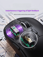 Mouse Komputer Nirkabel Bluetooth Silent Click Noiseless Roller Wheel 6 Tombol Nyaman untuk Laptop PC Desktop