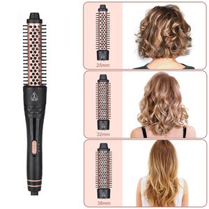 <span class=keywords><strong>Rizador</strong></span> <span class=keywords><strong>de</strong></span> pelo giratorio portátil 5 en 1, rizadores <span class=keywords><strong>de</strong></span> temperatura constante con peine caliente, <span class=keywords><strong>rizador</strong></span> <span class=keywords><strong>de</strong></span> calefacción, <span class=keywords><strong>cepillo</strong></span> redondo, <span class=keywords><strong>rizador</strong></span> ondulado - Product Image 3