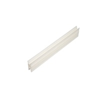 Profilé LED en plastique extrudé avec diffuseur PVC pour bande lumineuse linéaire, forme personnalisée pour éclairage encastré