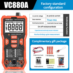 มัลติมิเตอร์อเนกประสงค์ Shengli VC890C - มัลติมิเตอร์ดิจิตอลอัตโนมัติเต็มรูปแบบสำหรับงานซ่อมบำรุงไฟฟ้า - Product Image 2