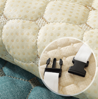 Housse de fauteuil inclinable, coussin de protection antidérapant, respirant, en tissu polyester, lavable, écologique, durable, anti-salissure
