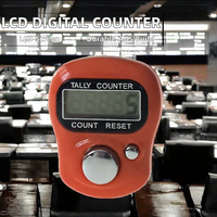 Compteur numérique LCD 1011 en plastique ABS, anneau de comptage Tasbih, compteur manuel pour musulmans