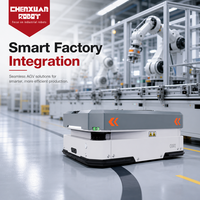Chariot mobile AGV industriel, véhicule à guidage automatique, robot de livraison de marchandises sans conducteur pour ligne de production