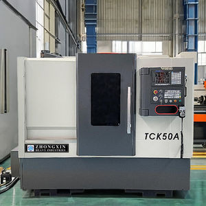 Gebruikt China Classic TCK50A digitale automatische CNC-draaibank, enkelvoudig, schuine bed, horizontaal frame, Siemens besturing, tandwielmotor - Product Image 1