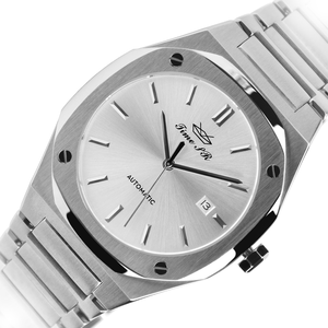 Reloj mecánico automático con esqueleto de lujo para hombre, cristal de zafiro, banda de acero inoxidable de 20mm, reloj de pulsera deportivo a la moda con - Product Image 5