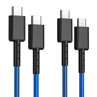OEM 1M 2A PVC cable USB tipo C Micro fecha de carga cable eléctrico cable para teléfono móvil