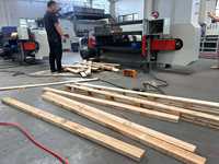 Machine semi-automatique de démontage de palettes en bois, scie à ruban, séparateur de palettes, équipement de recyclage