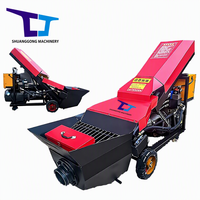 Nouvelle pompe à béton diesel monocylindre SG de 15 kW avec une productivité de 6-8 m³/h et une haute efficacité pour la construction