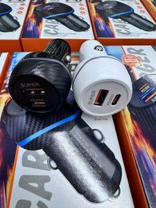 Factory Wholesale Car Charger <b>Adapter</b> PD 30W Fast <b>Charging</b> QC30W USB Car Charger Fast <b>Charging</b> for Mobile Phones - Product Image 6