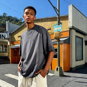 T-shirt TKAN628D en coton lourd personnalisé, streetwear de haute qualité, dégradé, vintage, marque de mode, impression DTG, lavage à la pierre - Product Image 2