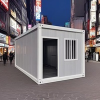 Nouveaux produits chauds connecter Type cadre modulaire préfabriqué détachable Mini appartement bureau conteneur maison avec salle de bain