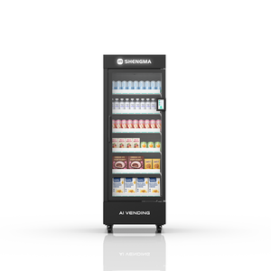 Máquina Expendedora Inteligente de Gabinete Abierto de 570L para Pequeños Negocios, para Venta de Snacks y Bebidas - Product Image 1