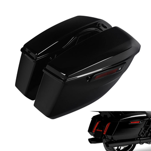 กระเป๋าข้างแข็งสีดำเงา ABS สำหรับเปลี่ยนใส่รถ Harley CVO Touring Road Glide Street Glide ปี 2023-2025 - Product Image 1
