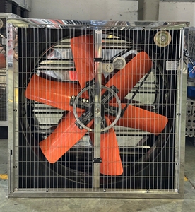 Ventilador Axial Industrial de Extracción, Aspas de Acero Inoxidable de 1100 mm, 470 RPM, Rodamiento de Manguito, Eléctrico 380V/220V, Color Gris, Envío Gratis - Product Image 1