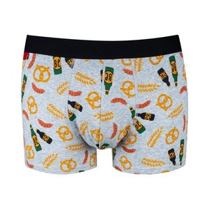 Factory Custom Packing Men's Male Boxers and Crew <b>Socks</b> Set 2 Pieces One <b>Box</b> Cotton Breathable Underwear for Men - Product Image 2