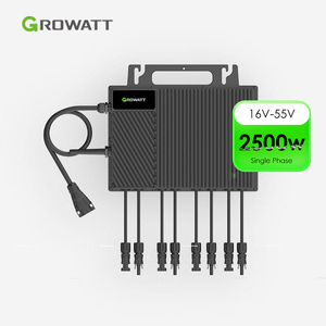 Microinversor Growatt 1600W 2000W 2.25KW 2.5KW <span class=keywords><strong>con</strong></span> WIFI, Microinversor Fotovoltaico de 4 MPPT para Sistema Solar de Balcón - Product Image 1