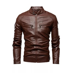 Wholesale Cheap High Quality Inspire Apparel Artificial Leather <b>Waterproof</b> Eco-Friendly Men's <b>Winter</b> <b>Jacket</b> Custom Team Number - Product Image 3