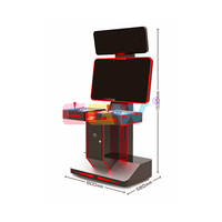 CGW Vidéo à pièces Classique Rétro Jeux d'arcade Armoire d'arcade Joystick Board Métallique Arcade Coloré Machine de Jeu