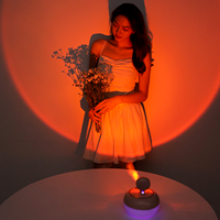 Mini humidificateur portable USB 300 ml en gros, diffuseur d'huiles essentielles avec lampe LED coucher de soleil et fonction brume aromathérapie