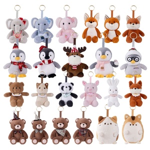 Mini peluche a buon mercato misto peluche animali piccoli portachiavi personalizzato carino peluche super morbido mini tigre <span class=keywords><strong>leone</strong></span> - Product Image 3