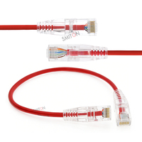0.5FT 1FT 3FT 7FT Cat6 Utp Cable de parche Delgado 28AWG 30AWG Cable de parche delgado para ahorrar espacio
