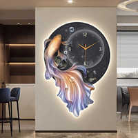 Nouvelle horloge horloge murale invité restaurant peinture décorative lumière LED table numérique suspendue mur vision nocturne horloge peinture