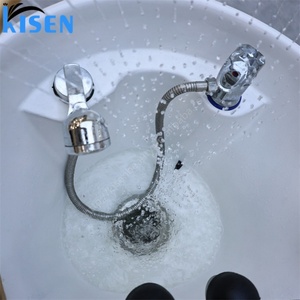 KISEN Bac à shampoing professionnel en céramique pour salon de coiffure avec fonction de lavage capillaire, thérapie aquatique et lit de massage électrique - Product Image 5