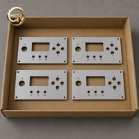 Plaque de châssis électronique en aluminium brossé haute précision sur mesure pour rack de serveur