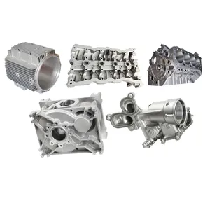 Servicios de mecanizado de chapa de precisión personalizados Fundición a presión de aluminio para modelo de motocicleta de zinc Piezas de planta de fabricación