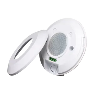 Detector de movimiento infrarrojo, montado en el techo, color blanco; ideal para sistemas de seguridad y automatización del hogar. - Product Image 2