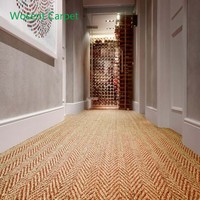 Fish Bone 100% Natural Sisal Eco-friendly Cushioned Loop Pile Antimicrobial PET Friendly Rug Office Carpet Tiles for Home