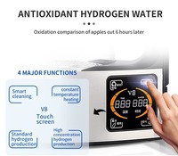 Bouilloire à eau riche en hydrogène 2L, générateur d'eau hydrogénée antioxydante, bouteille pour une boisson saine