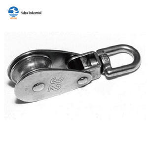 Poulie de dérivation simple pliable en acier inoxydable 304 316, électro-polie, pour quincaillerie marine - Product Image 1