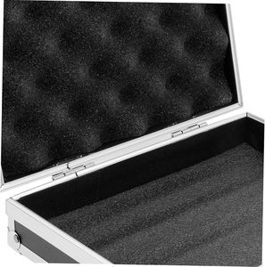Caja <span class=keywords><strong>de</strong></span> Almacenamiento <span class=keywords><strong>de</strong></span> Herramientas Simple y Casual Hecha a Mano <span class=keywords><strong>de</strong></span> Aluminio, con Cerradura, Gran Capacidad, Resistente al Agua, Duradera, Portátil, Organizador <span class=keywords><strong>de</strong></span> <span class=keywords><strong>Maquillaje</strong></span> - Product Image 4