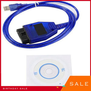 VAG-COM <span class=keywords><strong>USB</strong></span>-кабель с FTDI чипом Vag Com 409 OBD2 сканер инструмент интерфейс для Audi VW Seat Skoda автомобильные аудио и видео аксессуары - Product Image 2