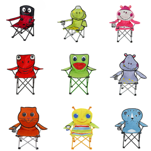 كرسي بذراع محمول خارجي للأطفال بتصميم كرتون للأطفال كرسي تخييم مخصص للتنقل قابل للطي بالجملة - Product Image 5