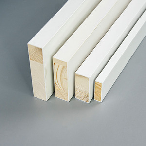 Placa base de <span class=keywords><strong>madera</strong></span> <span class=keywords><strong>maciza</strong></span> Radiata, moldura de corona de cornisa imprimada blanca, fabricante y <span class=keywords><strong>precio</strong></span> de fábrica, venta al por mayor - Product Image 4