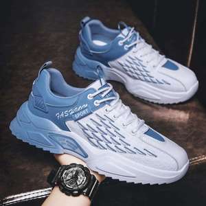 Zapatillas Deportivas Casuales de Moda para Hombre, Primavera 2025, Color Blanco, Transpirables, de Malla, Versátiles - Product Image 3