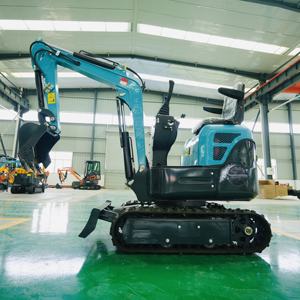 Livraison gratuite Euro 5 EPA Mini pelleteuse chinoise 1 tonne Mini pelleteuse hydraulique Micro Exca 1.<span class=keywords><strong>2</strong></span> Mini pelleteuse avec cabine - Product Image 4