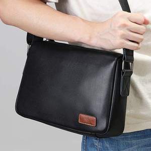 Sacs à bandoulière pour homme AndoBag en cuir de vache véritable, grande capacité, pour le travail, mode décontractée, sac messager 6123 - Product Image 2