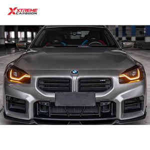 Высококачественные накладки на фары из сухого карбона для BMW G87 M2 Coupe, передние накладки на фары, комплекты для тюнинга кузова - Product Image 5