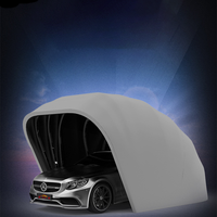 Auvent rétractable imperméable pour voiture, abri de garage, tente, structure en acier inoxydable, pliable, portable, extérieur