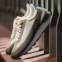 Chaussures de sport basses personnalisées pour hommes, style rétro, à lacets, pour la marche et le jogging