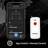 Machine à balles de tennis portable professionnelle Nisplay N3 avec contrôle par application, qualité supérieure, service réglable, capacité de 80+ balles